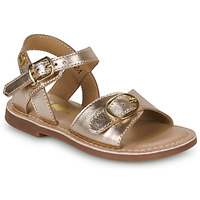 Shoes Girl Sandals Little Mary DELICIE Gold / Pink