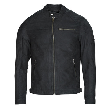 material Men Leather jackets / Imitation leather Jack & Jones JJEROCKY JACKET Black