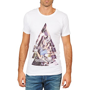 Clothing Men short-sleeved t-shirts Eleven Paris BERLIN M MEN White