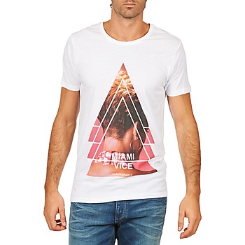 material Men short-sleeved t-shirts Eleven Paris MIAMI M MEN White