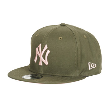 Accessorie Caps New-Era SIDE PATCH 9FIFTY NEW YORK YANKEES Kaki / Pink