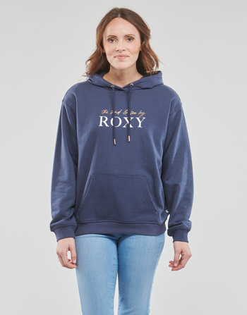 Clothing Women sweaters Roxy SURF STOKED HOODIE TERRY Marine