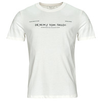 Clothing Men short-sleeved t-shirts Tom Tailor 1035581 White