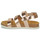 Shoes Women Sandals Kickers KICK ALANA Pink / Gold