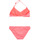 Clothing Girl Bikini Roxy VACAY FOR LIFE TRI BRA SET Pink / White
