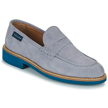 Shoes Men Loafers Pellet CLEMENT Velvet / Grey