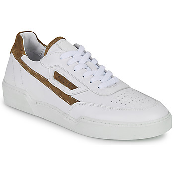 Shoes Men Low top trainers Pellet RAPHAEL Mix / Leather / Brown