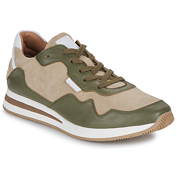 Shoes Men Low top trainers Pellet SENNA Mix / Leather / Kaki