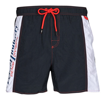 Clothing Men Trunks / Swim shorts Diesel BMBX-CAYBAY CALZONCINI Black / White