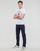 Clothing Men short-sleeved t-shirts Diesel T-DIEGOR-K56 White / Blue