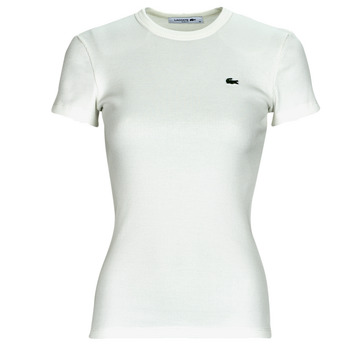 Clothing Women short-sleeved t-shirts Lacoste TF5538-70V White