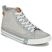 Shoes Women Low top trainers Mustang RARILO Grey / Clear