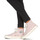 Shoes Women High top trainers Victoria TRIBU BRILLO BANDANA LON Pink / White