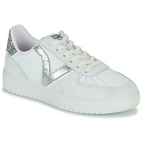 Shoes Women Low top trainers Victoria MADRID CRAQUELADO & ME White / Silver