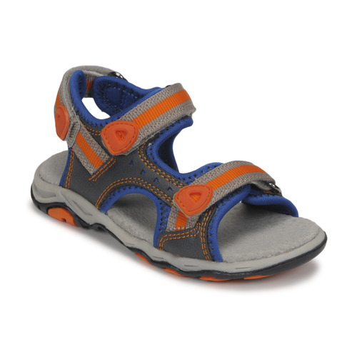 Shoes Boy Sports sandals Kickers KIWI Blue / Orange