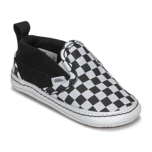 Shoes Children Slip ons Vans IN SLIP-ON V CRIB Black / White