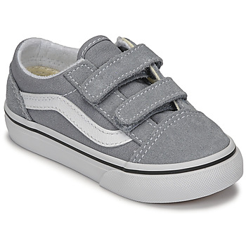 Shoes Children Low top trainers Vans TD OLD SKOOL V Grey
