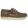 Shoes Men Boat shoes TBS MATBOAT Green / Brown
