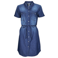 Clothing Women Short Dresses JDY JDYBELLA S/S SHIRT DRESS Blue