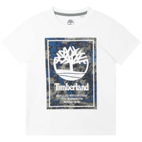 Clothing Boy short-sleeved t-shirts Timberland  White