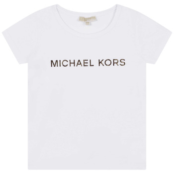 Clothing Girl short-sleeved t-shirts MICHAEL Michael Kors R15164-10P-C White