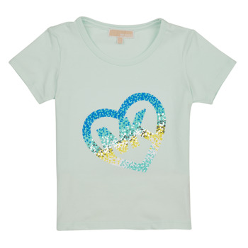 Clothing Girl short-sleeved t-shirts MICHAEL Michael Kors  White / Blue