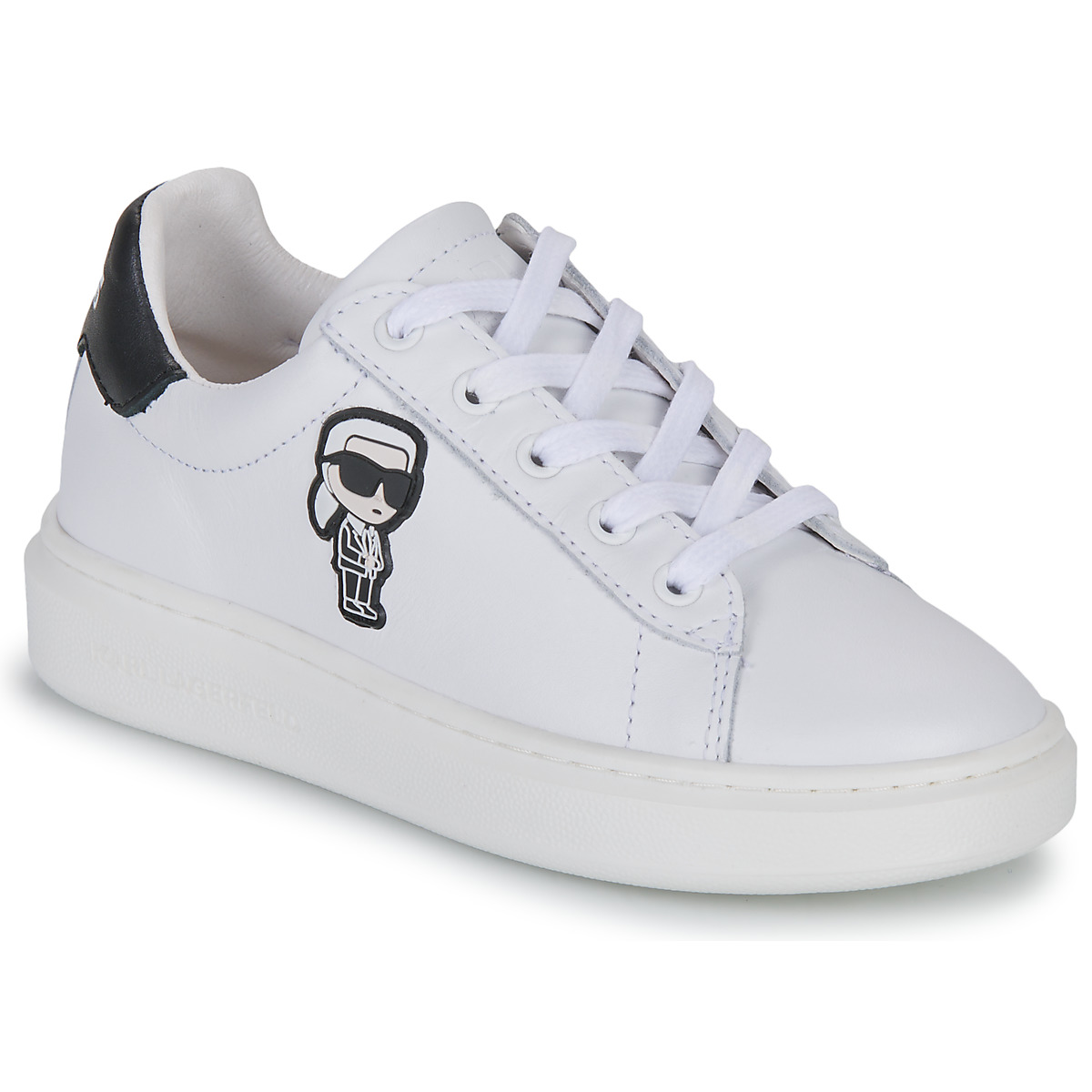 Shoes Girl Low top trainers Karl Lagerfeld Z29059-10B-C White