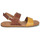 Shoes Women Sandals Clarks KARSEA STRAP Brown / Yellow