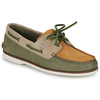 Shoes Men Boat shoes Timberland CLASSIC BOAT 2 EYE Grey / Brown / White