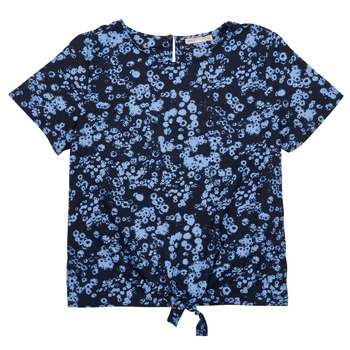 Clothing Girl Blouses Only KOGLINO S/S KNOT TOP CP PTM Blue / Marine