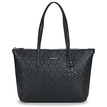 Bags Women Shopper bags Calvin Klein Jeans CK MUST SHOPPER MD EMBOSSED MONO Black