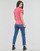 Clothing Women short-sleeved t-shirts Calvin Klein Jeans 2-PACK MONOGRAM SLIM TEE X2 White / Pink