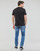 Clothing Men short-sleeved t-shirts Calvin Klein Jeans LOGO TAPE TEE Black