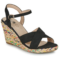Shoes Women Sandals Elue par nous NECHANCRE Black / Multicolour