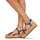 Shoes Women Sandals Elue par nous NECAILLER Brown / Marine