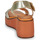 Shoes Women Sandals Metamorf'Ose NABOT Gold / Brown