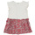 Clothing Girl Short Dresses Ikks XW30070 White / Pink