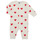 Clothing Children Sleepsuits Petit Bateau A00E901 White / Red