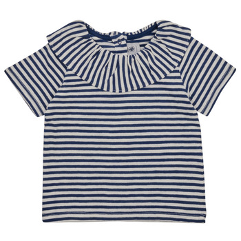 Clothing Girl short-sleeved t-shirts Petit Bateau FANINA Multicolour
