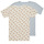 Clothing Boy short-sleeved t-shirts Petit Bateau A074M00 X2 Multicolour