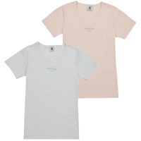 Clothing Girl short-sleeved t-shirts Petit Bateau A07A900 X3 Multicolour