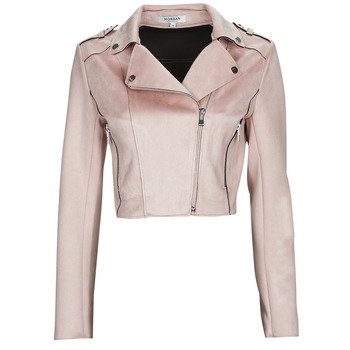 Clothing Women Leather jackets / Imitation leather Morgan GALAX Nude