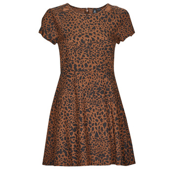 Clothing Women Short Dresses Volcom DINO TEA DRESS Brown