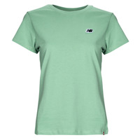 Clothing Women short-sleeved t-shirts New Balance Small Logo Tee Green