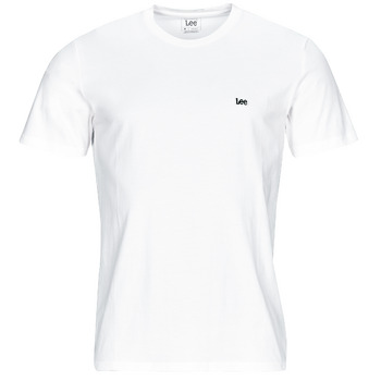 Clothing Men short-sleeved t-shirts Lee SS PATCH LOGO TEE White