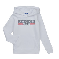 Clothing Boy sweaters Jack & Jones JJECORP LOGO SWEAT White