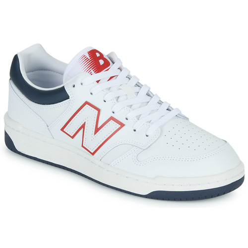 Shoes Men Low top trainers New Balance 480 White / Blue / Red