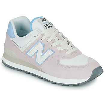 Shoes Women Low top trainers New Balance 574 Pink / Blue
