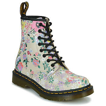 Shoes Women Mid boots Dr. Martens 1460 Beige / Multicolour