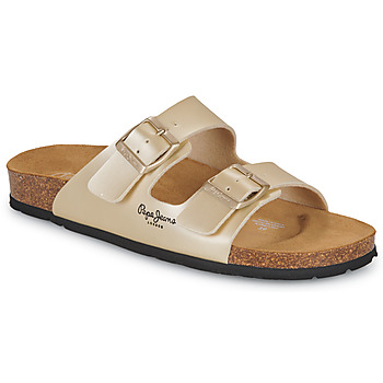 Shoes Women Mules Pepe jeans OBAN CLASSIC Gold